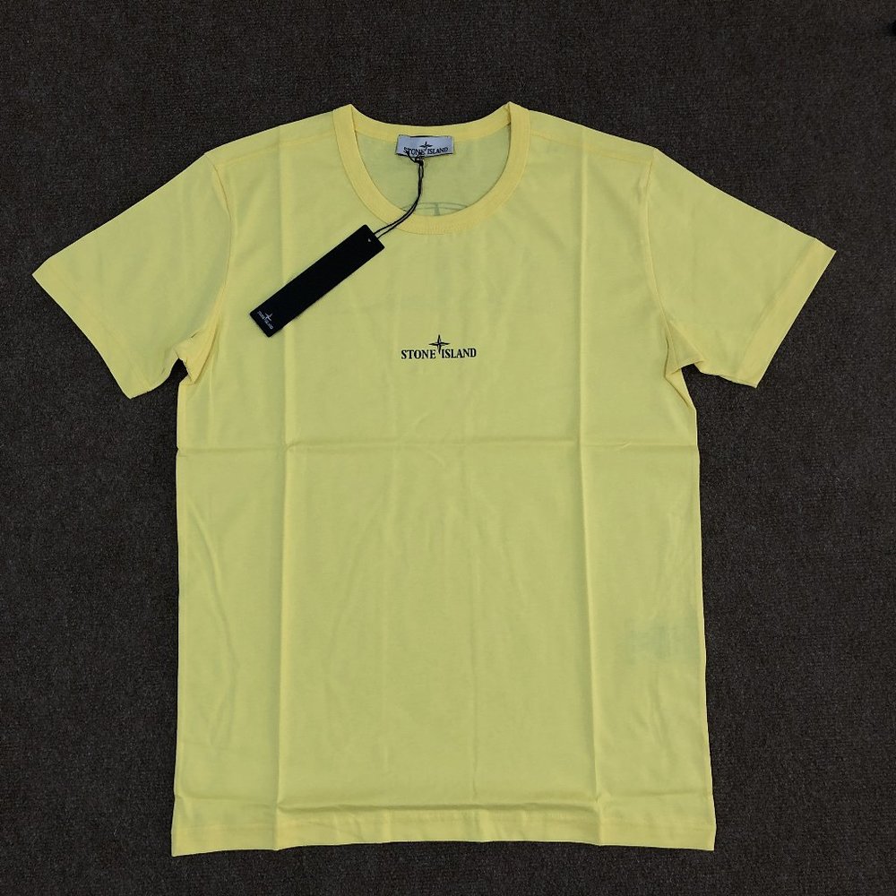 Stone Island Men Yellow T-Shirt L